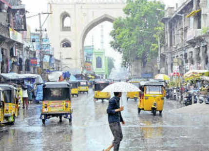 Good Monsoon rains in the offing for Hyderabad, Telangana