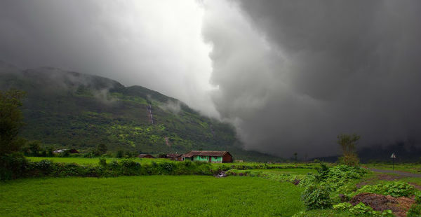 Monsoon rain in India