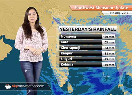 Monsoon Forecast for Aug 9, 2017: Rain in Delhi, Haryana, Uttar Pradesh, Assam