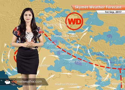 Weather Forecast for Sep 1: Good monsoon rains likely over Delhi, Chennai, Dehradun