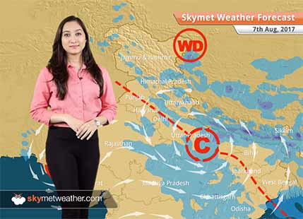 Weather Forecast for Aug 7: Rain in Delhi, Haryana, Uttar Pradesh, Himachal Pradesh