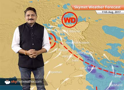 Weather Forecast for August 11: Rain in UP, Bihar, Uttarakhand, Assam; flooding likely