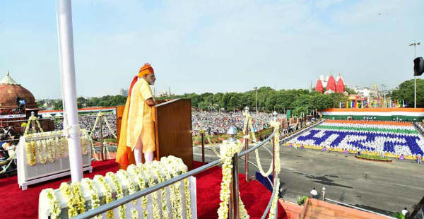 PM Modi on independence day 2017