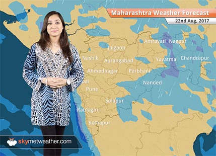 Maharashtra Weather Forecast for Aug 22: Moderate rains over Mumbai, Thane, Ratnagiri; light rains over Pune, Nashik