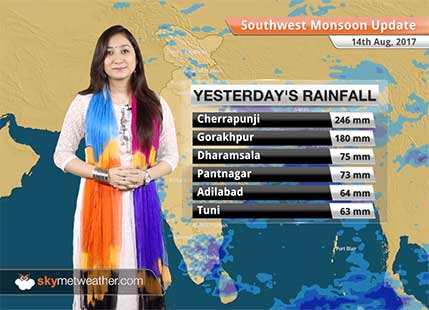 Monsoon Forecast for Aug 15, 2017: Rain in Uttar Pradesh, Bihar, West Bengal, Assam