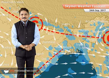 Weather Forecast for September 24: Good rain in Uttarakhand, Himachal; light rain in Delhi, UP, Bihar