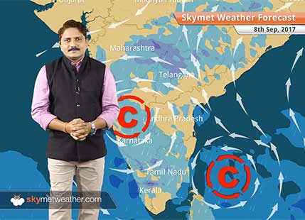 Weather Forecast for September 8: Rain in Bihar, MP, Chhattisgarh; Delhi to remain dry