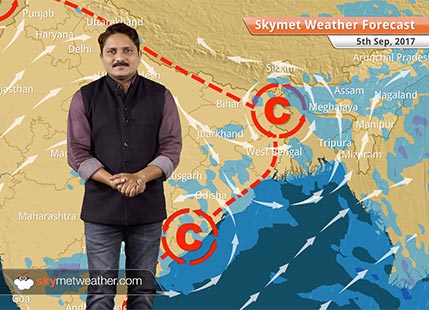 Weather Forecast for September 5: Dry weather in Delhi; Rain in MP, Chhattisgarh, Northeast