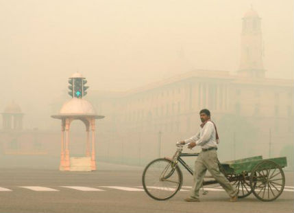 Cool morning in north India