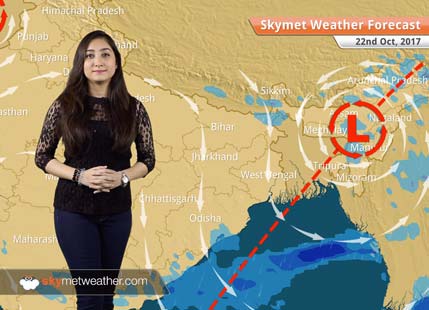 Weather Forecast for Oct 22: Dry weather in Delhi, Mumbai; Rain in Odisha, Northeast India