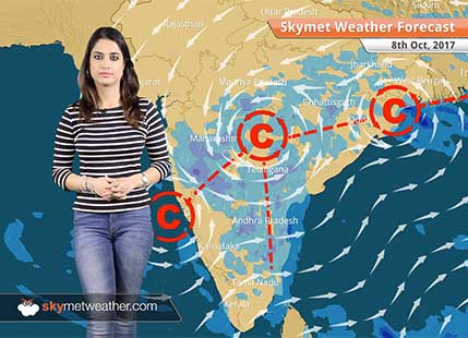 Weather Forecast for Oct 8: Rain in Mumbai, Bengaluru, Kolkata; Delhi to remain dry