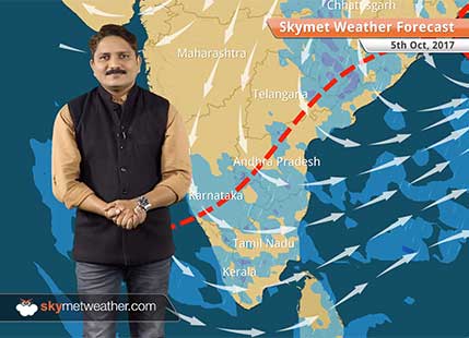 Weather Forecast for October 5: Rain in MP, Chhattisgarh, Jharkhand; UP, Delhi, Haryana to be dry