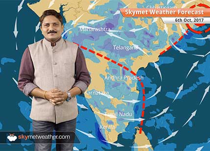 Weather Forecast for October 6: Rain in Madhya Pradesh, Jharkhand; Dry weather in Delhi