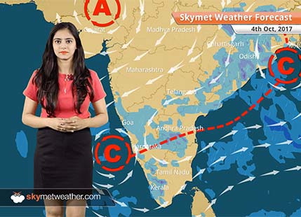 Weather Forecast for October 4: Rain in Bihar, Jharkhand, Chhattisgarh; Dry weather in MP, Delhi