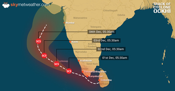 Cyclone-Ockhi, heavy rain in Lakshadweep