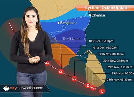 Cyclone Ockhi update: To intensify into in severe cyclone in next 24 hours