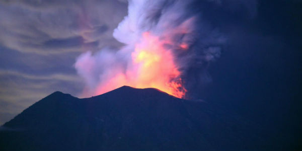 Mount Agung post