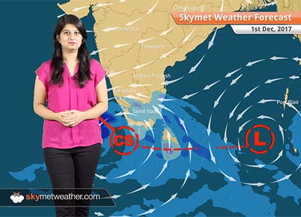 Weather Forecast for Dec 1: Cyclone Ockhi to become a severe cyclone, heavy rain in Tamil Nadu, Kerala, Lakshadweep