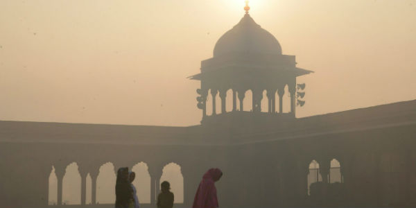 Smog in Delhi post