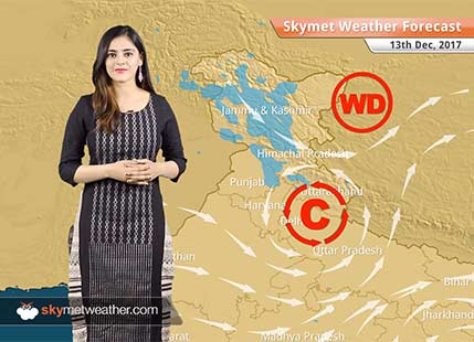 Weather Forecast for Dec 13: Rain, Snow in Kashmir, Himachal, winters to intensify in Delhi, Punjab, Haryana