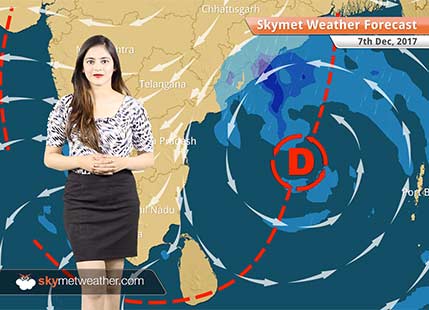 Weather Forecast for Dec 7: Depression forms in Bay, Delhi pollution to reduce