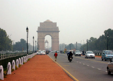 Delhi gradual increase in temperature