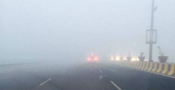 Fog in North India