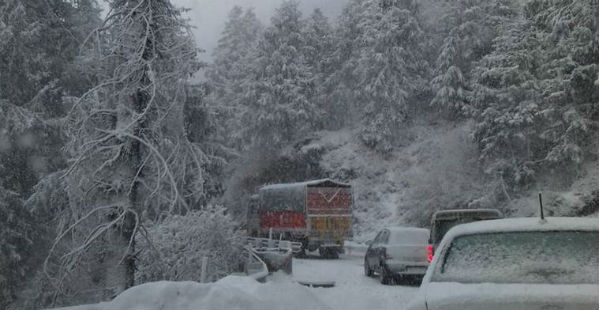 Snowfall in Shimla