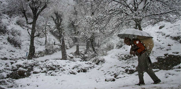 Jammu Kashmir snowfall