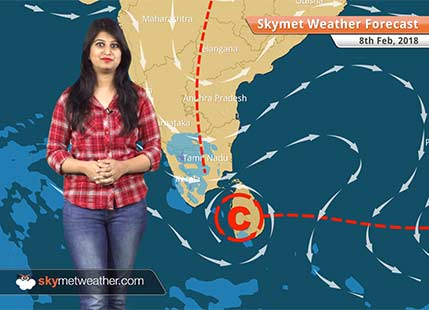 Weather Forecast for Feb 8: Rain in Bengaluru, Kerala, Tamil Nadu; dry weather in Mumbai, Delhi