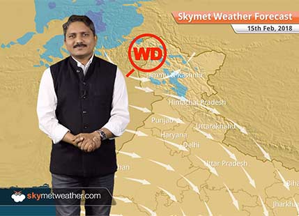 Weather Forecast for Feb 15: Mercury to rise over East UP, MP, Bihar, rain and snow likely in Kashmir