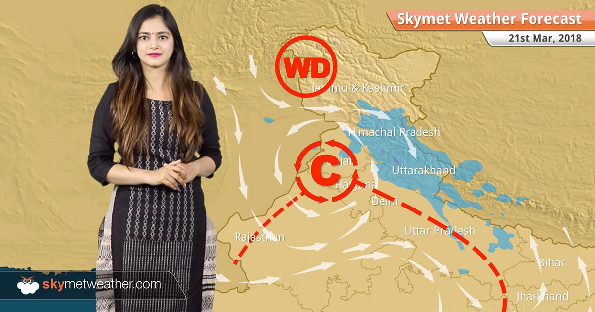 Weather Forecast For Mar 21: Rain In Punjab, Haryana, Rajasthan ...