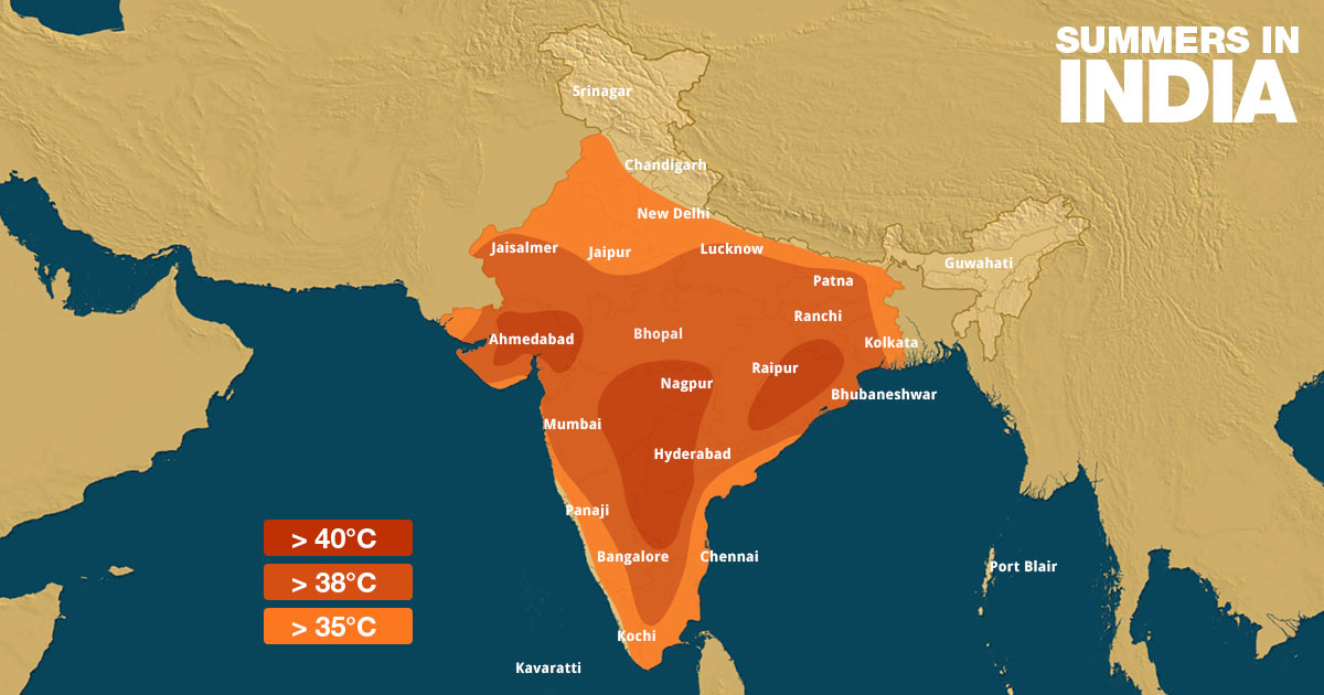 Hot days ahead for India, mercury to reach 40 degree