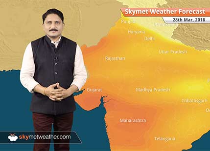 Weather Forecast for Mar 28: Rain likely in Kashmir, Northeast India; heatwave to persist in Gujarat