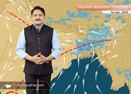 Weather Forecast for April 1: Heatwave in Kashmir, Himachal, Gujarat, Rajasthan, Rain in Bihar, Jharkhand