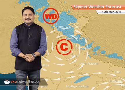 Weather Forecast for Mar 15: Rain in Kashmir, Himachal Pradesh, Punjab, Haryana