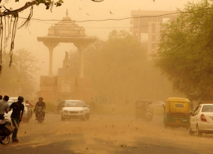 Dust-storm in Rajasthan