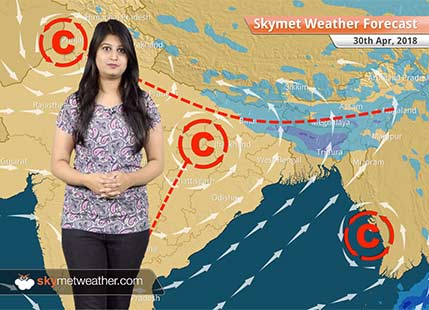 Weather Forecast for Apr 30: Rain in Kerala, South Karnataka, Interior Tamil Nadu