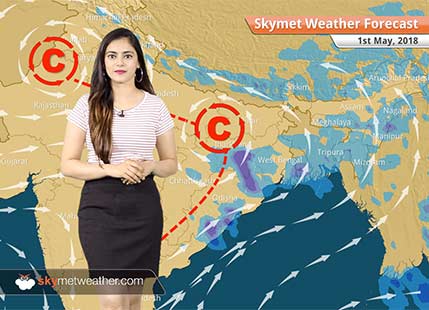 Weather Forecast for May 1: Rain in West Bengal, Odisha, Andhra Pradesh, Heatwave in Rajasthan