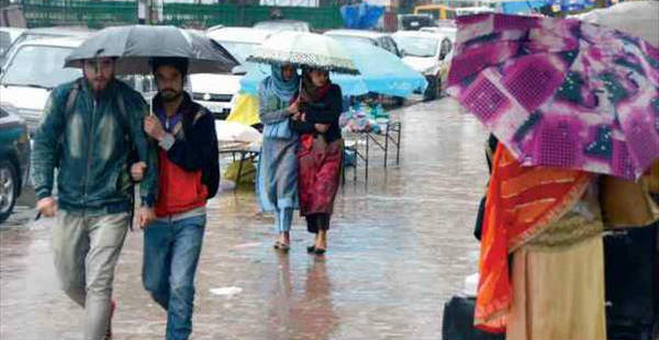 Rain in Jammu and Kashmir