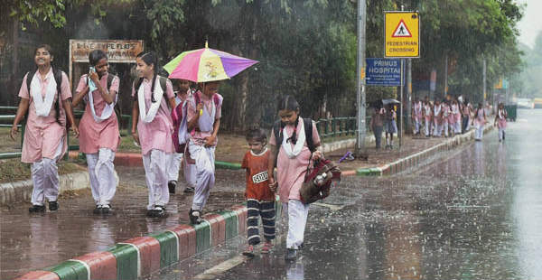 Delhi rains and thundershowers