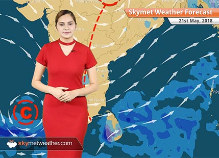 Weather Forecast for May 21: Dry weather over Punjab, Haryana, North Rajasthan; rain in Karnataka, Interior Tamil Nadu