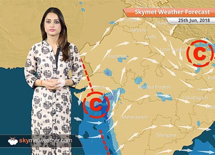 Weather Forecast for June 25: Heavy rain in Mumbai, Goa, Karnataka; dust storm in Delhi