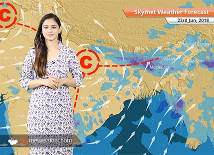 Weather Forecast for June 23: Rain in MP, Chhattisgarh, Maharashtra; dust storm in Punjab, Haryana