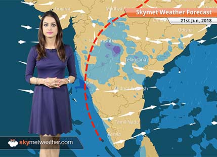 Weather Forecast for June 21: Rain in Mumbai, Goa, Karnataka, Kerala; hot in Delhi