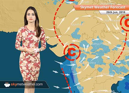 Weather Forecast for June 26: Rain in Mumbai, Ahmedabad, Kolkata, Gujarat; hot in Delhi, Haryana