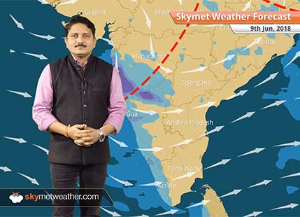 Weather Forecast for June 9: Monsoon rain in Mumbai, MP, Chhattisgarh; dust storm in Delhi, Punjab, Haryana