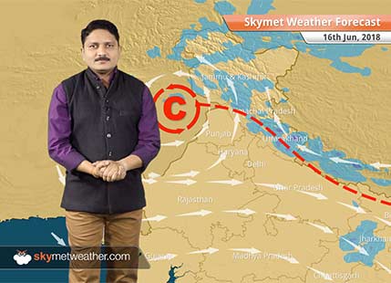 Weather Forecast for June 16: Rain in Delhi, Punjab, Himachal, Uttarakhand; Hot in Rajasthan, Gujarat, MP