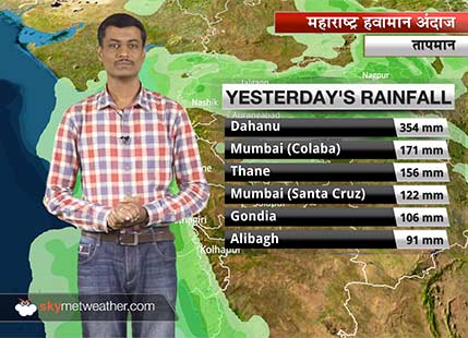 Maharashtra Weather Forecast for July 10: Flooding rains in Mumbai, Dahanu to continue