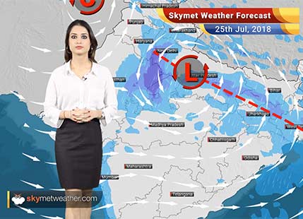 Weather Forecast for July 25: Rain in Delhi, Chandigarh, Lucknow, Kolkata, Mumbai